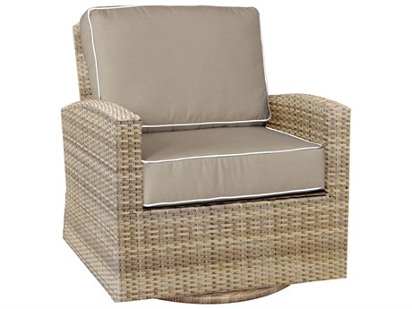 Forever Patio Barbados Wicker Swivel Glider Lounge Chair