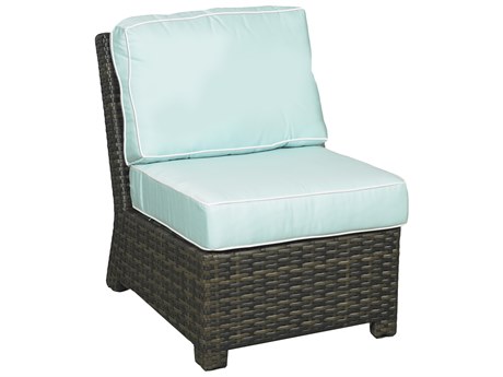 Forever Patio Brookside Wicker Rye Sectional Modular Lounge Chair