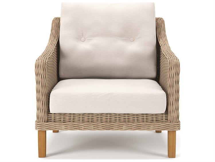 Forever Patio Carlisle Wicker Alabaster Lounge Chair