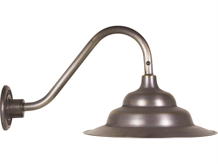 Northeast Lantern Barn 1-Light Outdoor Wall Light Brass 5