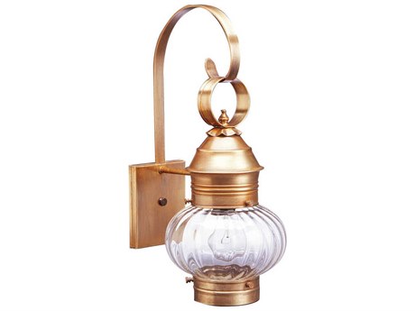 Northeast Lantern Onion 1-Light Outdoor Wall Light