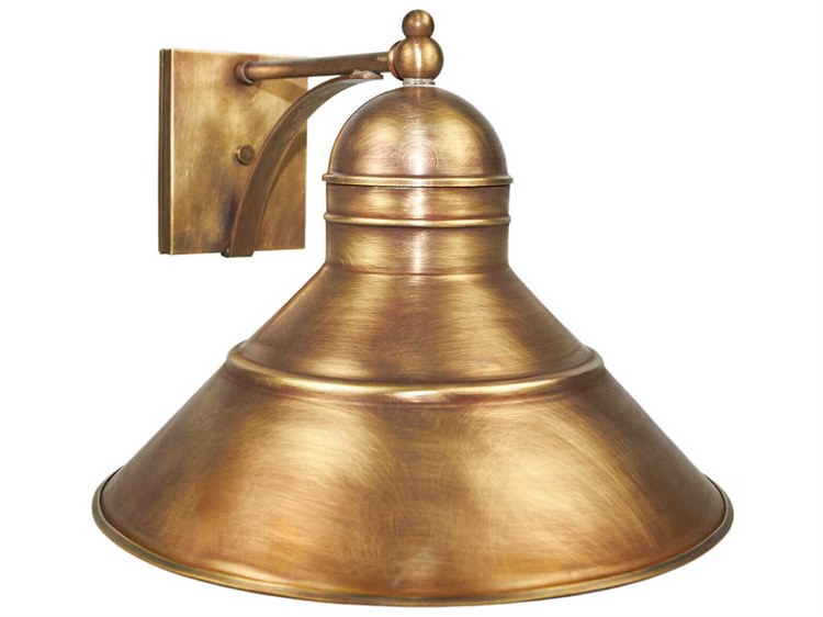 Northeast Lantern Barn 1-Light Outdoor Wall Light Brass 6