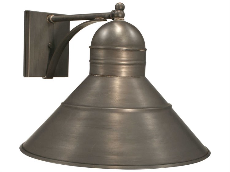 Northeast Lantern Barn 1-Light Outdoor Wall Light Brass 7