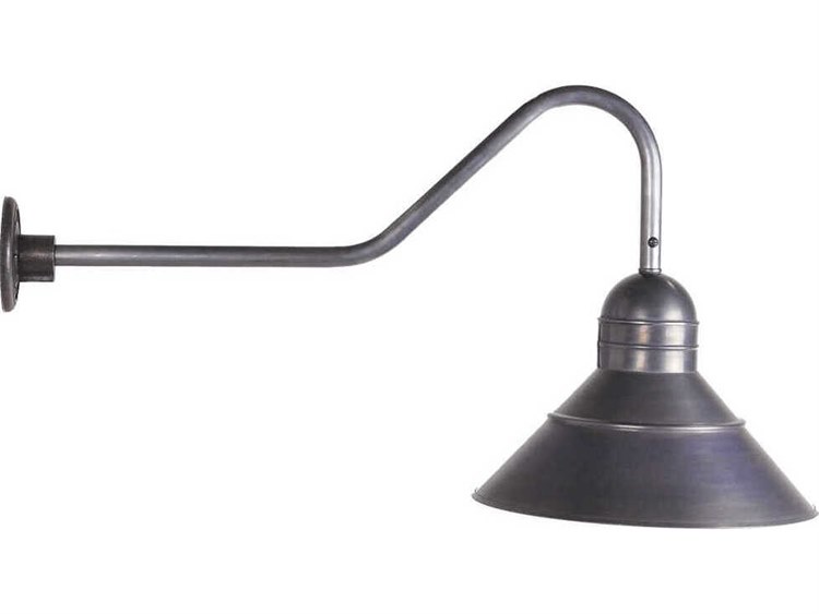 Northeast Lantern Barn 1-Light Outdoor Wall Light Brass 4