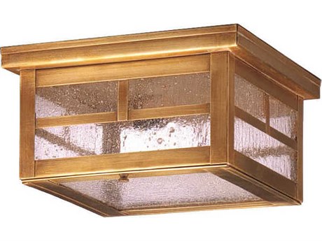 Northeast Lantern Williams 1-Light Brass Flush Mount