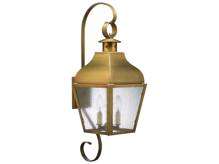 Northeast Lantern Stanfield Outdoor Wall Light Gold 2