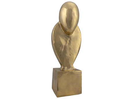 Noir Antique Brass Ripley Sculpture