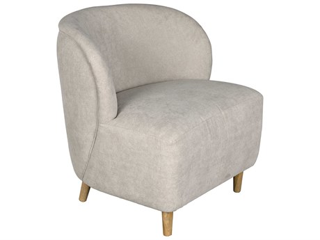 Noir Brown Fabric Accent Chair