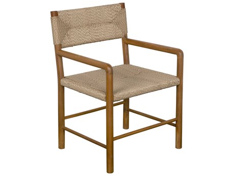 Noir Franco Brown Accent Chair