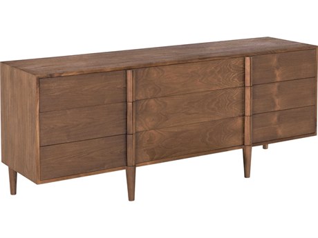 Noir Briar Brown Teak Wood Dresser