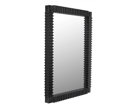 Noir Rift Rectangular Wall Mirror
