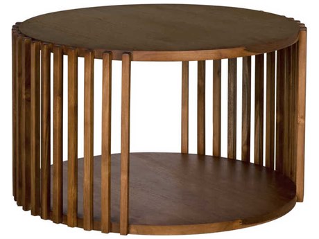 Noir Oval Wood Clear Coat Flat Roderick Coffee Table