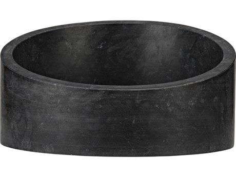 Noir Black Marble Marshall Decorative Bowl
