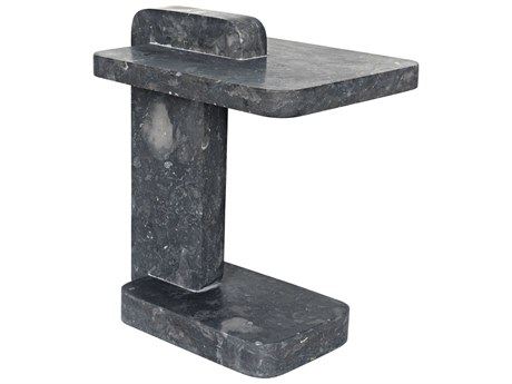 Noir Black Marble End Table