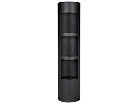 Noir Matte Black Bookcase