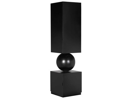 Noir Pillar Matte Black Accent Chest