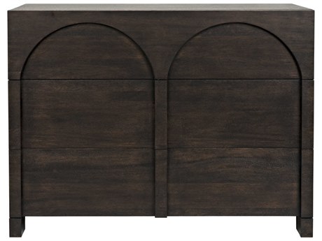 Noir 40" Walnut Wood Ebony Sideboard