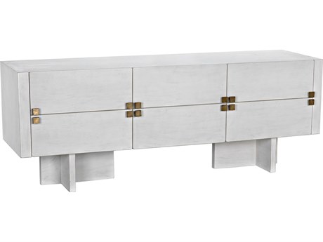 Noir 80" Mahogany Wood Sideboard