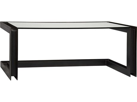 Noir Office Essentials Black Computer Desk