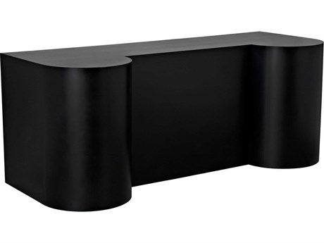 Noir Matte Black Computer Desk
