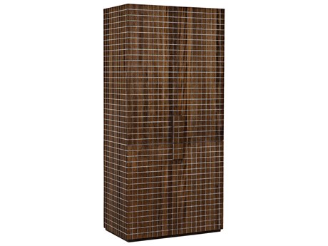 Noir Dark Walnut Brown Wood Accent Chest