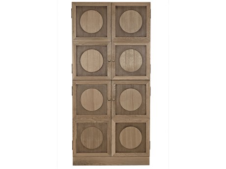 Noir Clear Flat Brown Oak Wood Accent Chest