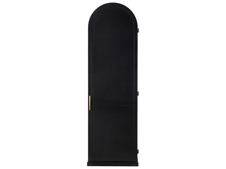 Noir New Tyrol Matte Black Display Cabinet
