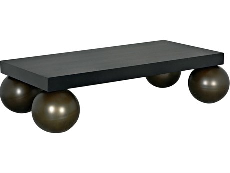 Noir Rectangular Steel Coffee Table