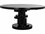 Noir Round Wood White Wash Dining Table  NOIGTAB558WH