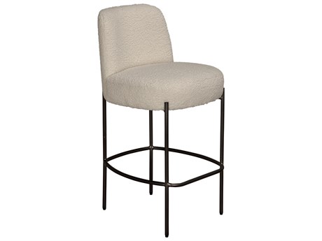 Noir Darwin Upholstered Counter Stool