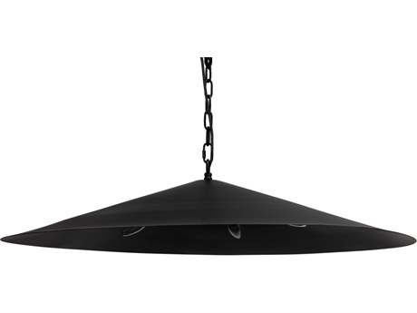 Noir Lark 4-Light Matte Black Pendant