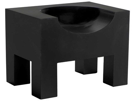 Noir Thron Black Accent Chair