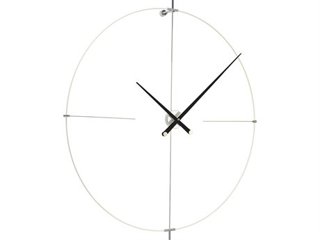 Nomon Bilbao White Black Wall Clock