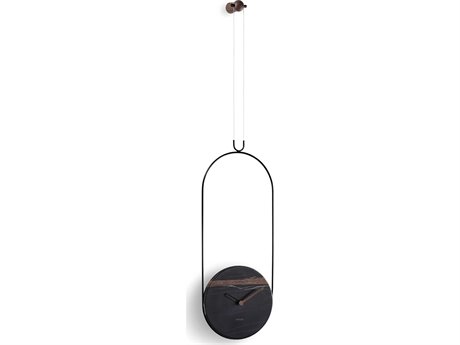 Nomon Colgante Black Sahara Noir Marble Wall Clock