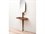 Nomon Recibidor Oval Marble Hallway Black Ash Sahara Noir Console Table  NOMCOBMS