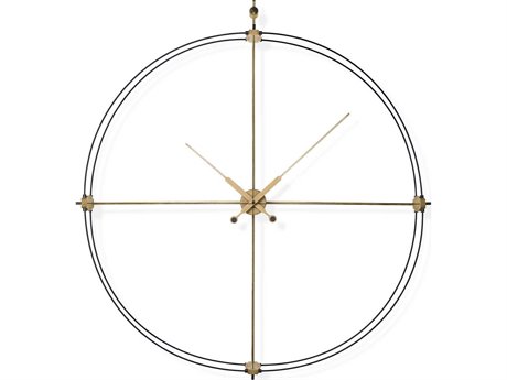 Nomon Delmori Black Oak Wall Clock