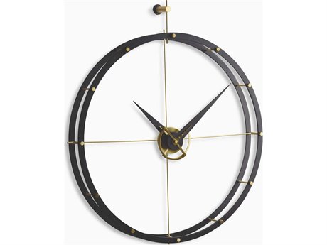 Nomon Doble Calabo Wood Wall Clock