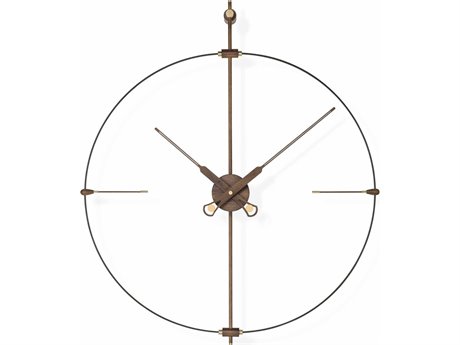 Nomon Mini Bilbao Black Walnut Wall Clock