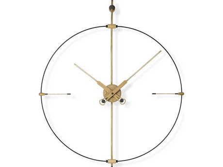 Nomon Mini Bilbao Black Oak Wall Clock