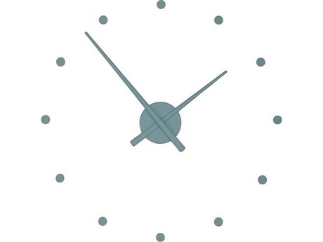 Nomon OJ Mini Ultramarine Wall Clock