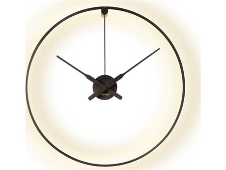 Nomon Mini Ombra Black Wall Clock