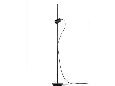 Nomon Onfa Black Wood Graphite Floor Lamp