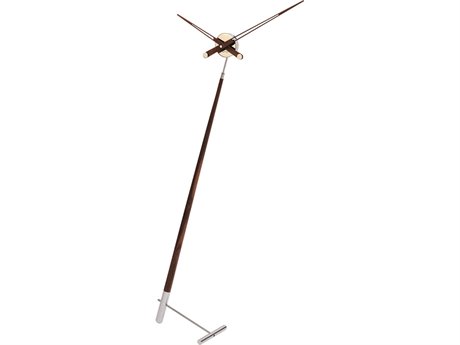 Nomon Pisa Chrome Walnut Clock