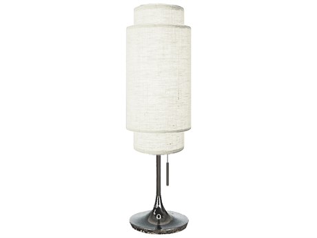 Nova Lollipop Black Nickel Buffet Lamp