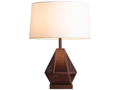Nova Artifact Bronze Dark Brown Amber Mica Buffet Lamp