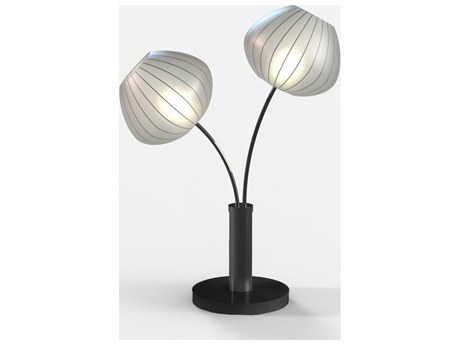 Nova Bloom Black Nickel Buffet Lamp