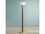 Nova Tambo 72" Tall Natural Ash Weathered Brass Opal Glass Wood Brown Floor Lamp  NOV1510832LW