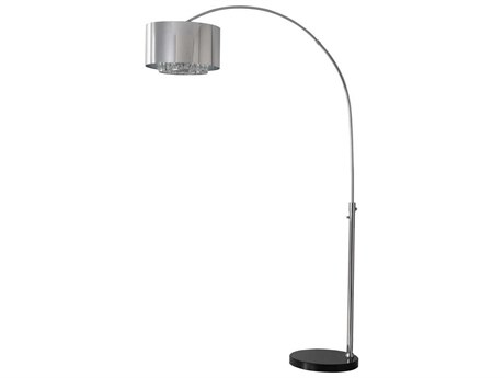 Nova Marilyn Chrome Crystal Floor Lamp