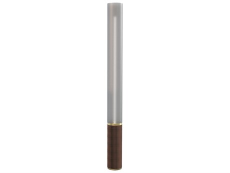 Nova Tambo Weathered Brass & Walnut Floor Lamp
