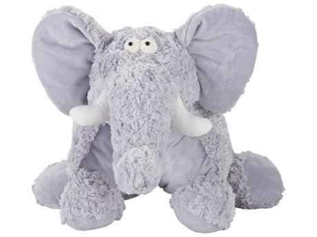 Nourison Mina Victory Plush Lines Foldable Elephant Pillow